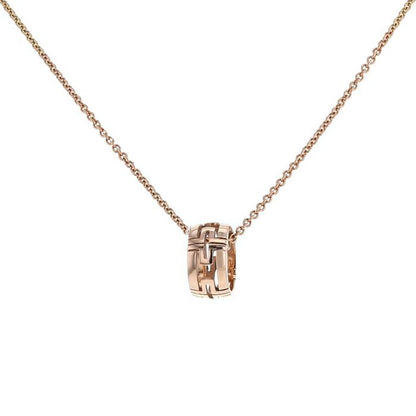 [Love Lucky]PARENTESI NECKLACE PINK GOLD