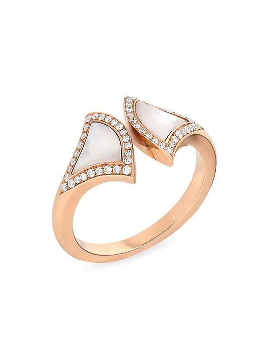 [Love Lucky]DREAM MOP DIAMOND OPEN RING