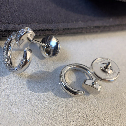 [Love Lucky]JUSTE EARRINGS SILVER DIAMONDS
