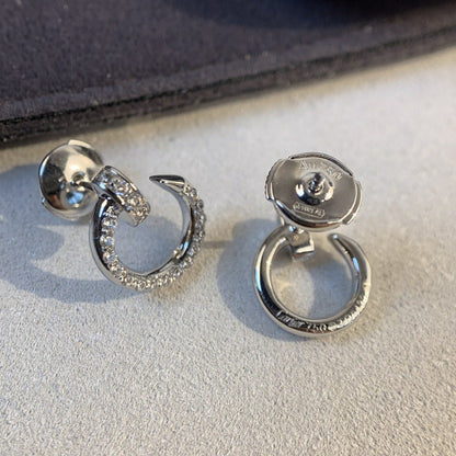 [Love Lucky]JUSTE EARRINGS SILVER DIAMONDS
