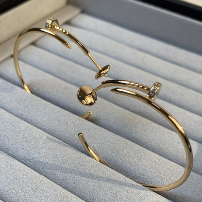 [Love Lucky]JUSTE EARRINGS GOLD DIAMONDS 1.8MM