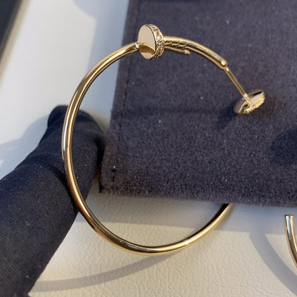 [Love Lucky]JUSTE EARRINGS GOLD DIAMONDS 1.8MM