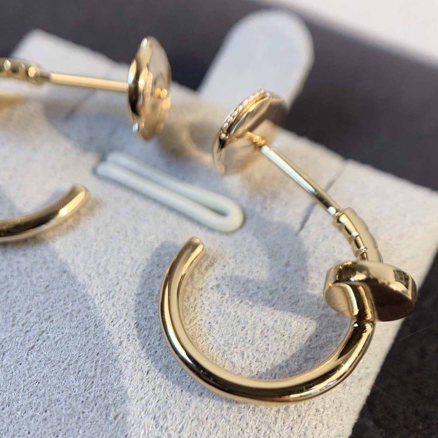 [Love Lucky]JUSTE EARRINGS PINK GOLD