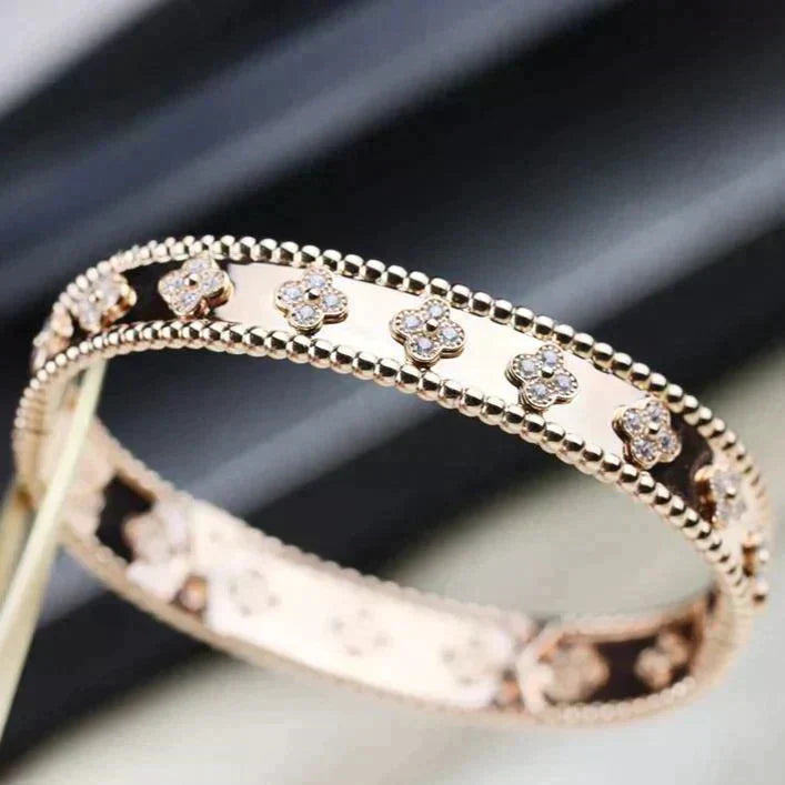 [Love Lucky]CLOVER BRACELET 8MM DIAMONDS