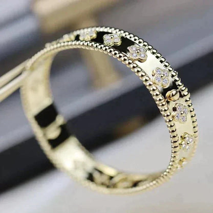 [Love Lucky]CLOVER BRACELET 8MM DIAMONDS