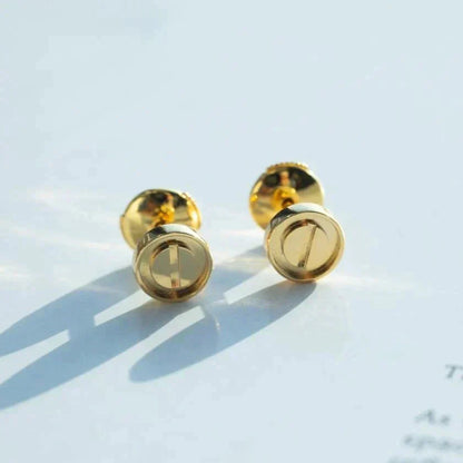 [Love Lucky]LOVE EARRINGS GOLD 10MM