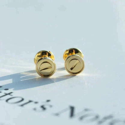 [Love Lucky]LOVE EARRINGS GOLD 10MM