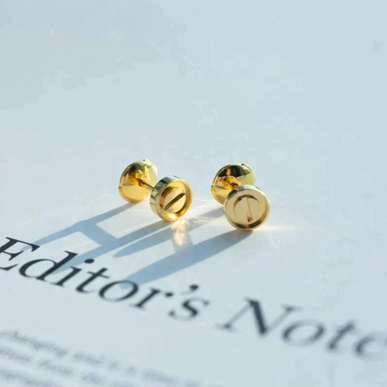 [Love Lucky]LOVE EARRINGS GOLD 10MM