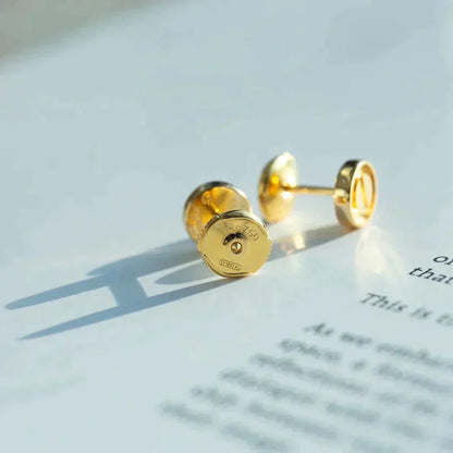 [Love Lucky]LOVE EARRINGS GOLD 10MM