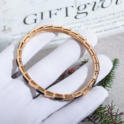 [Love Lucky]SERPENTI BRACELET PINK GOLD ONYX