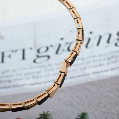 [Love Lucky]SERPENTI BRACELET PINK GOLD ONYX