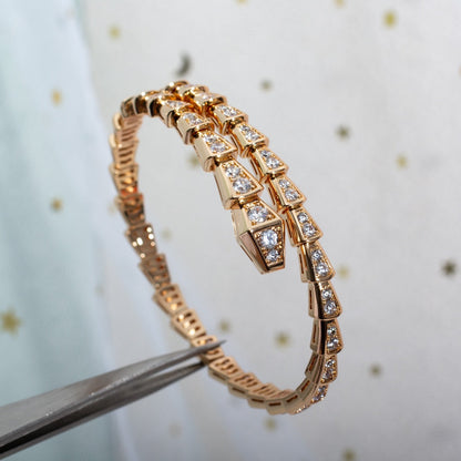 [Love Lucky]SERPENTI BRACELET 6.8MM PINK GOLD DIAMOND