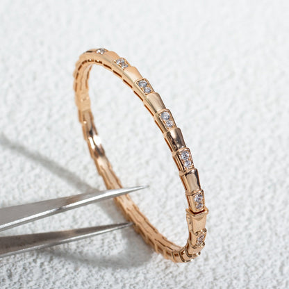 [Love Lucky]SERPENTI BRACELET PINK GOLD DIAMOND