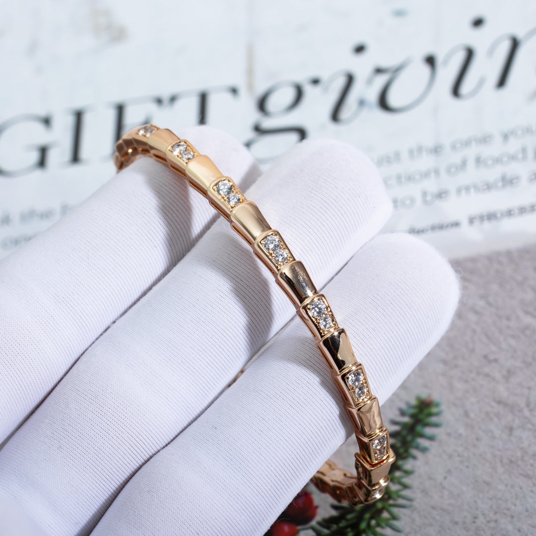 [Love Lucky]SERPENTI BRACELET PINK GOLD DIAMOND