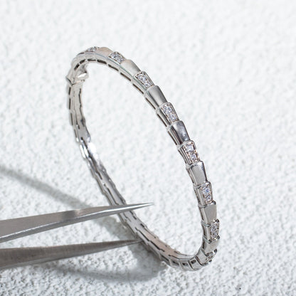 [Love Lucky]SERPENTI BRACELET SILVER DIAMOND