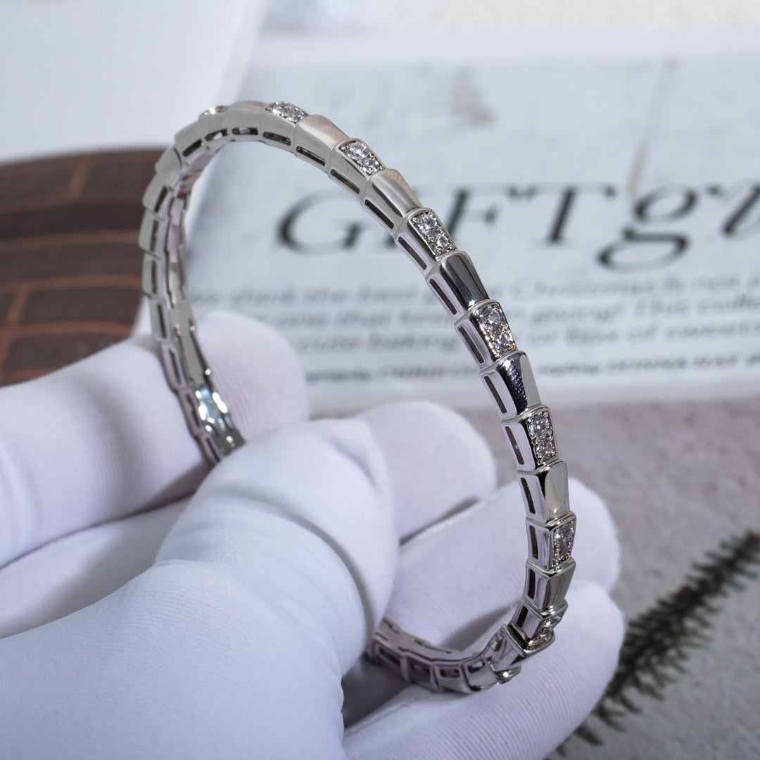 [Love Lucky]SERPENTI BRACELET SILVER DIAMOND