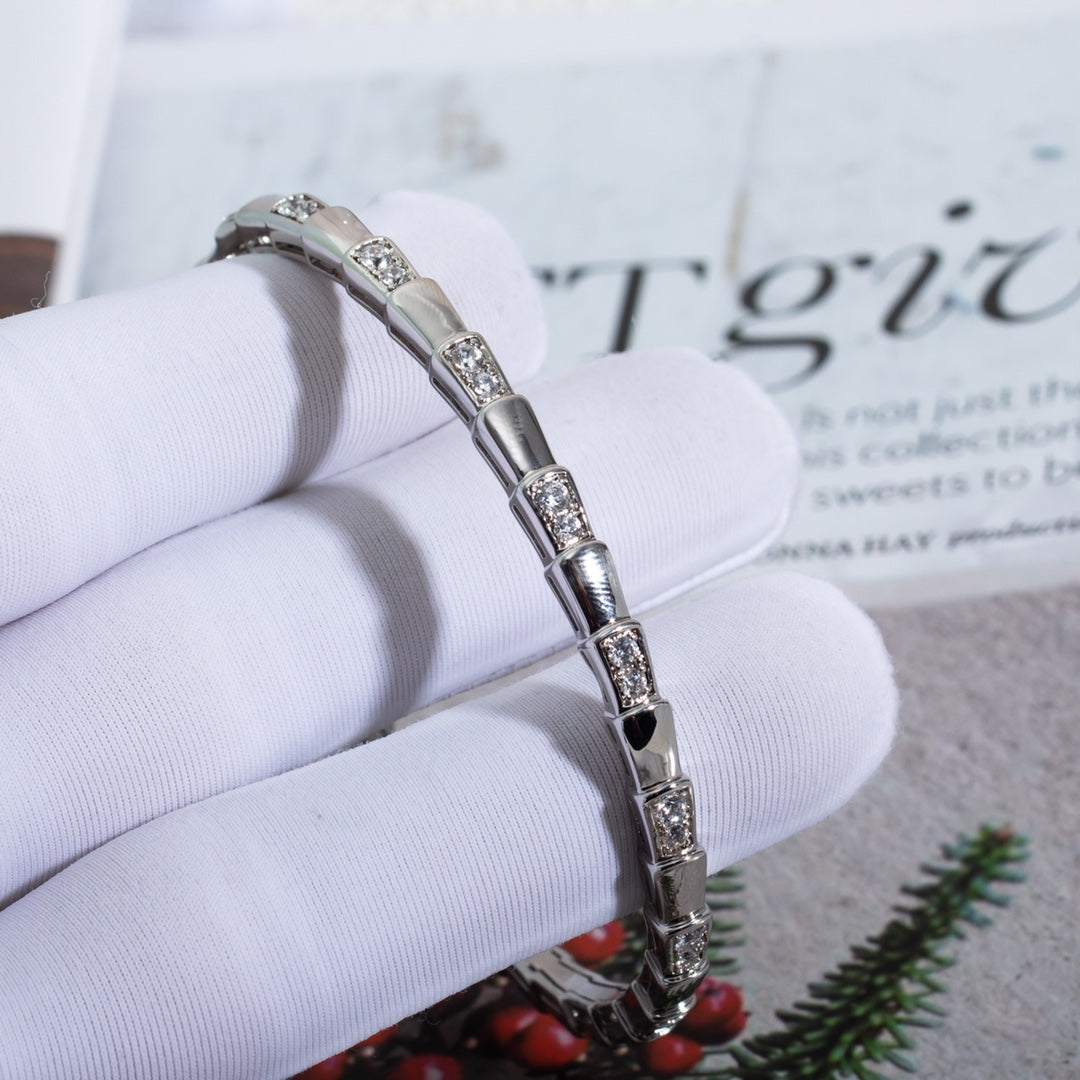 [Love Lucky]SERPENTI BRACELET SILVER DIAMOND