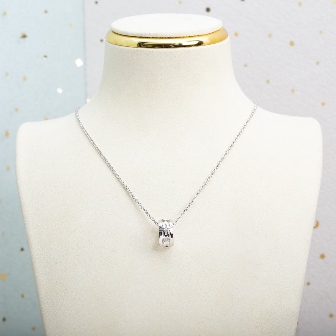 [Love Lucky]PARENTESI NECKLACE SILVER