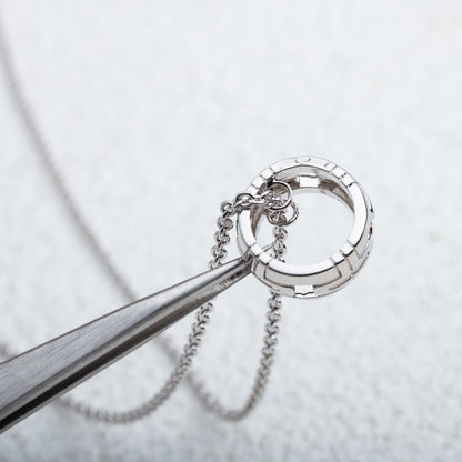 [Love Lucky]PARENTESI NECKLACE SILVER