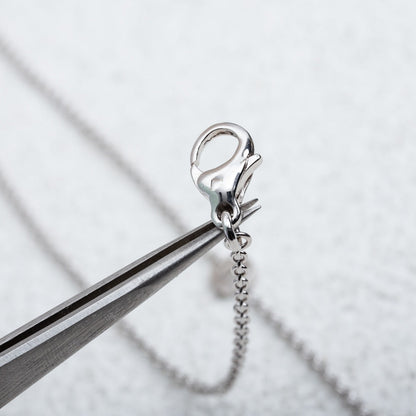 [Love Lucky]PARENTESI NECKLACE SILVER