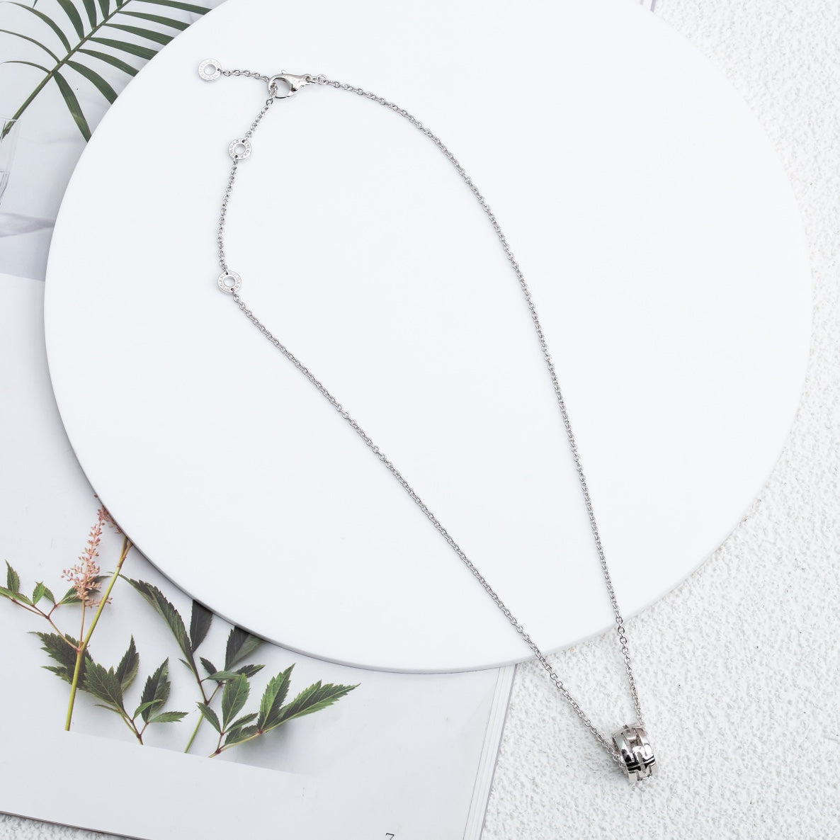 [Love Lucky]PARENTESI NECKLACE SILVER