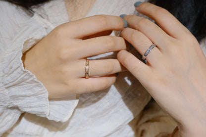 [Love Lucky]LOVE RING 2.65MM DIAMOND