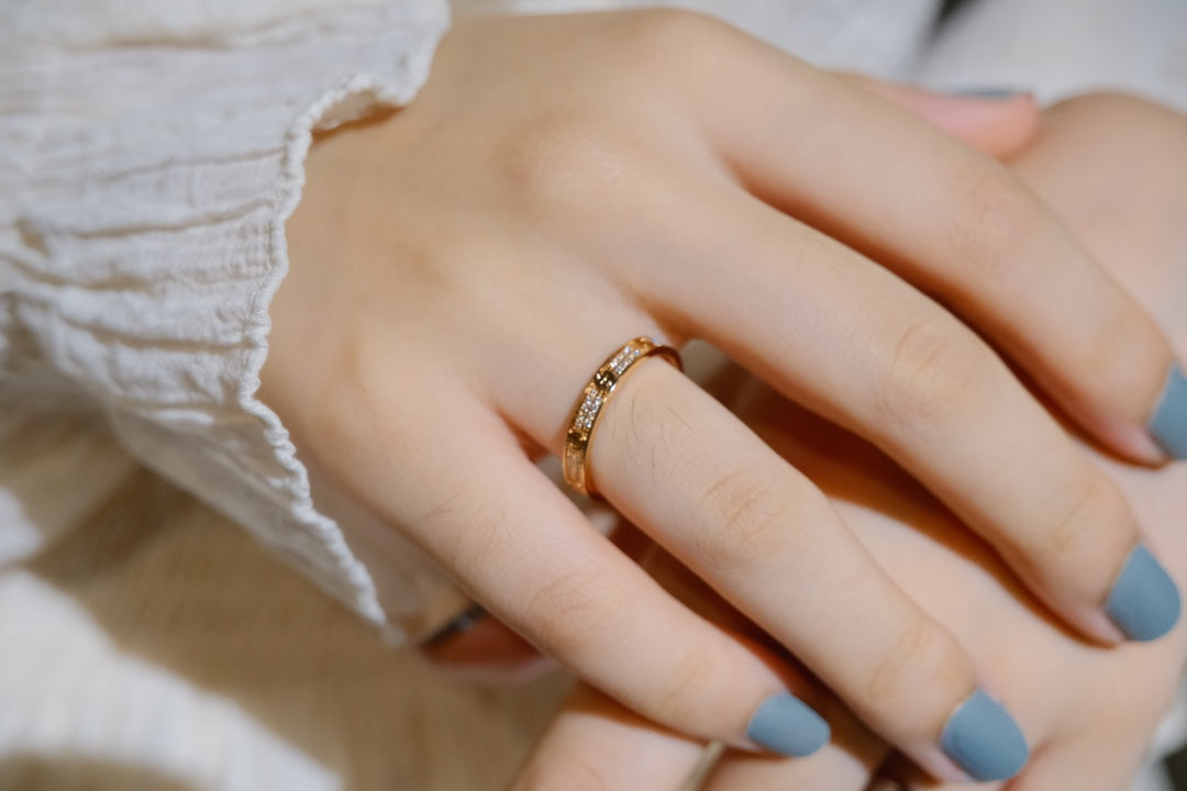[Love Lucky]LOVE RING 2.65MM DIAMOND