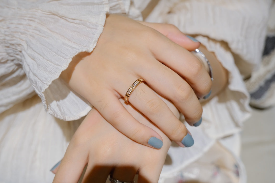 [Love Lucky]LOVE RING 2.65MM DIAMOND