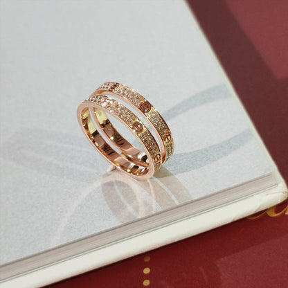 [Love Lucky]LOVE RING 2.65MM DIAMOND