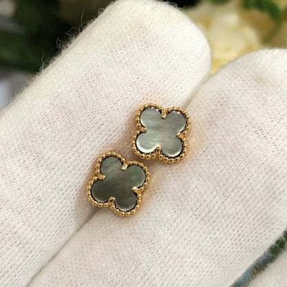 [Love Lucky]CLOVER MINI GOLD EARRINGS