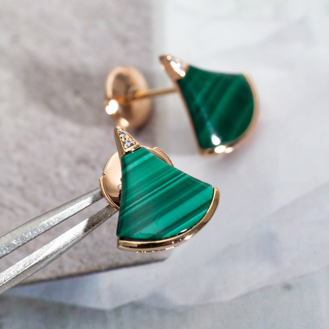 [Love Lucky]DIVAS DREAM EARRINGS PINK GOLD