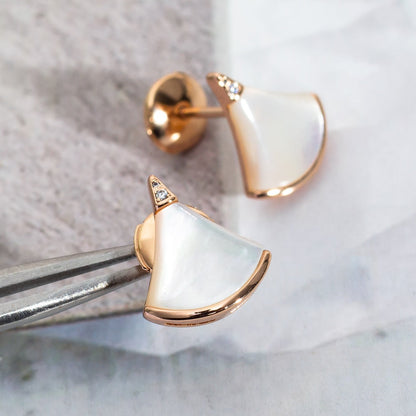[Love Lucky]DIVAS DREAM EARRINGS PINK GOLD
