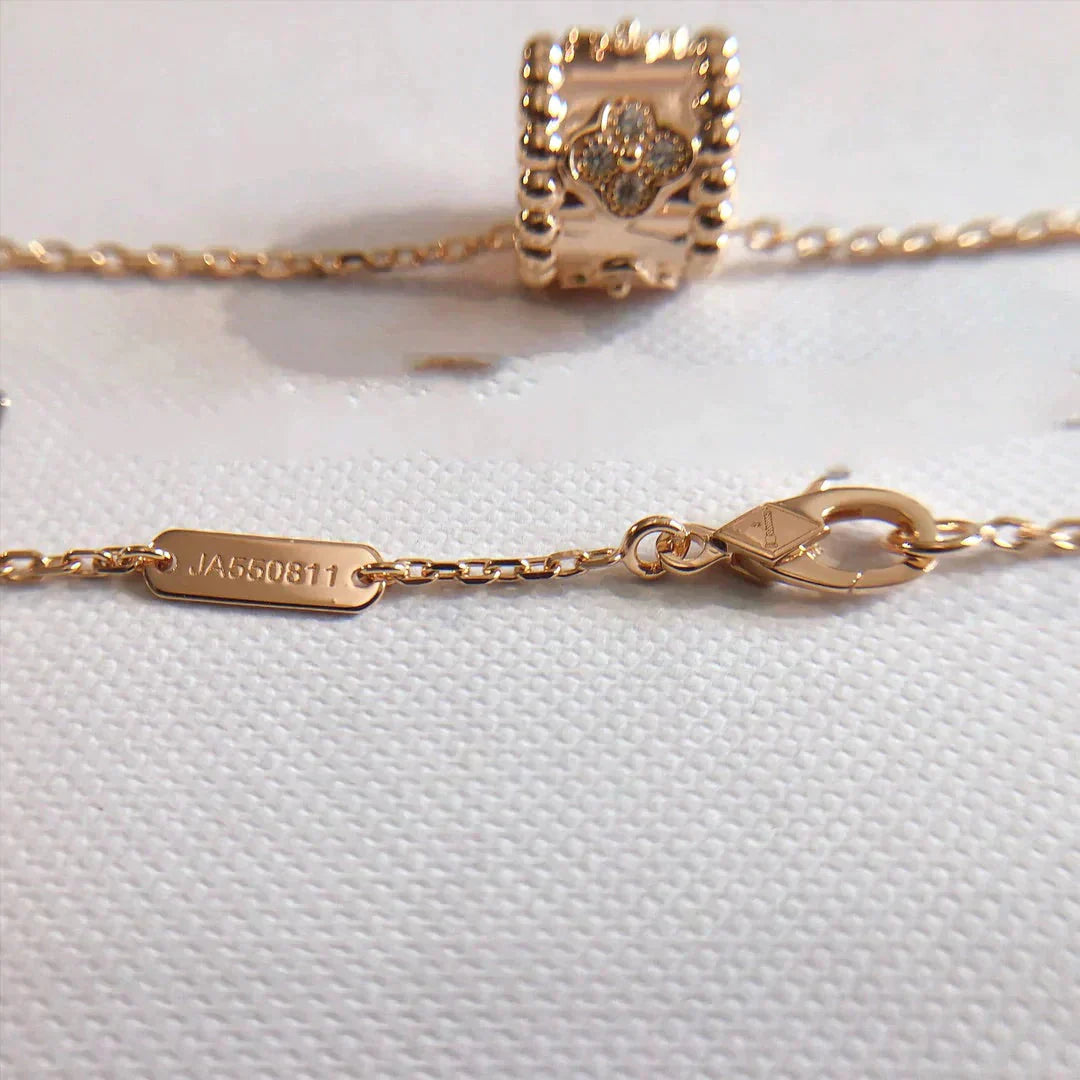[Love Lucky]PERLEE PEDANT NECKLACE GOLD / ROSE GOLD