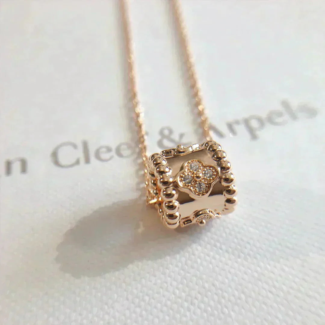 [Love Lucky]PERLEE PEDANT NECKLACE GOLD / ROSE GOLD