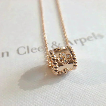 [Love Lucky]PERLEE PEDANT NECKLACE GOLD / ROSE GOLD