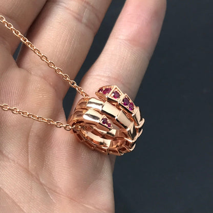 [Love Lucky]SERPENTI PEDANT NECKLACE