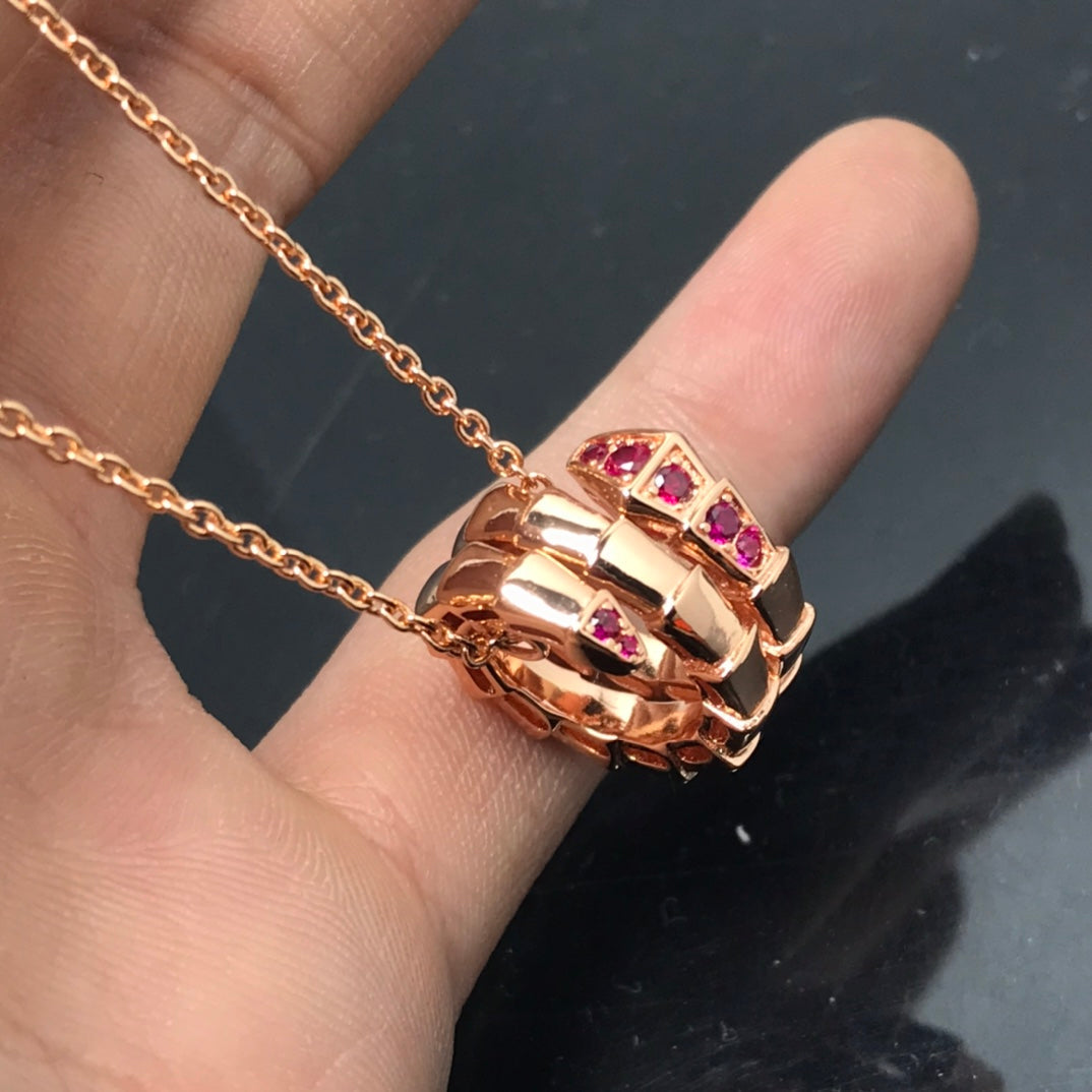 [Love Lucky]SERPENTI PEDANT NECKLACE