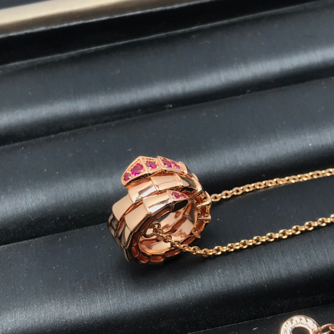[Love Lucky]SERPENTI PEDANT NECKLACE