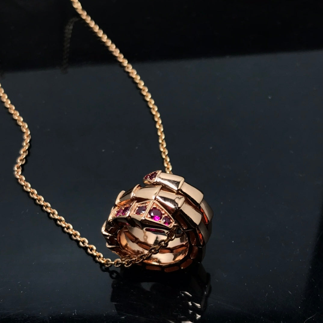[Love Lucky]SERPENTI PEDANT NECKLACE