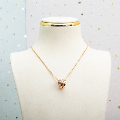 [Love Lucky]SERPENTI PINK GOLD NECKLACE DIAMOND