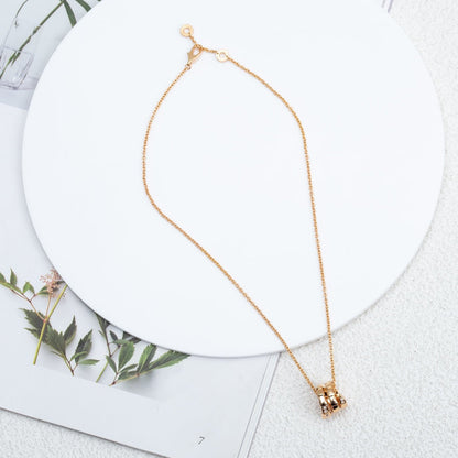 [Love Lucky]SERPENTI PINK GOLD NECKLACE DIAMOND