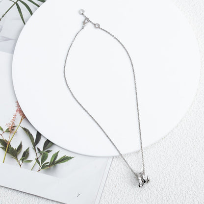 [Love Lucky]SERPENTI SILVER NECKLACE DIAMOND