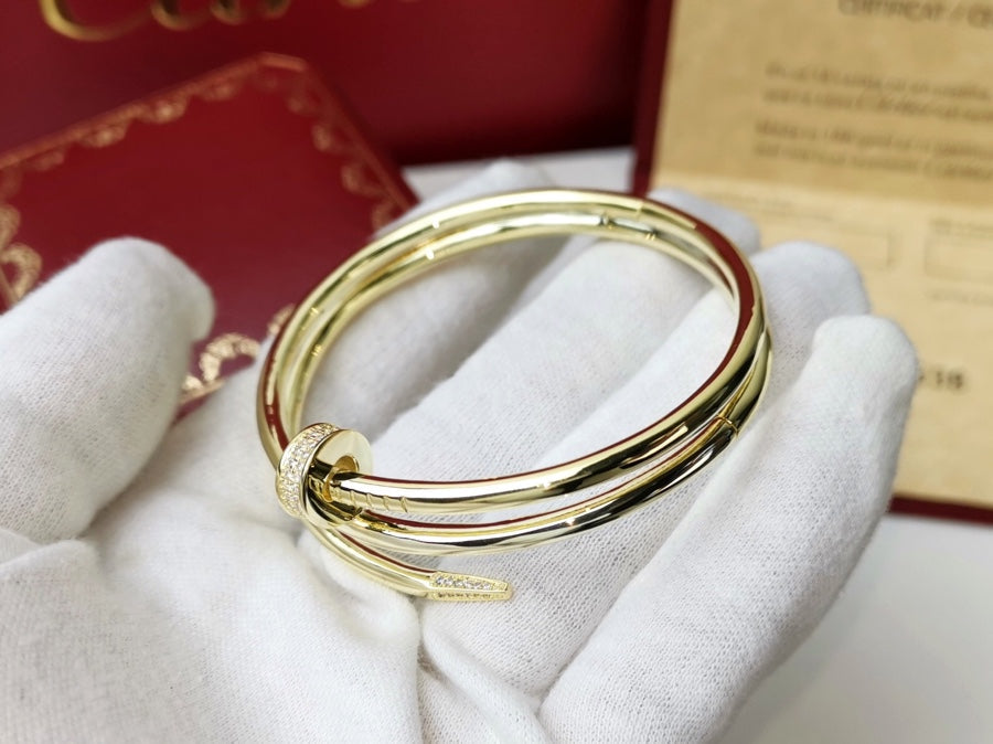 [Love Lucky]JUSTE BRACELET 3.5MM DOUBLE ROW DIAMOND