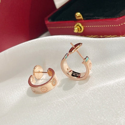 [Love Lucky]LOVE EARRINGS 5.7MM 2 DIAMONDS