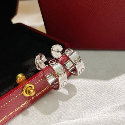[Love Lucky]LOVE EARRINGS 5.7MM 2 DIAMONDS