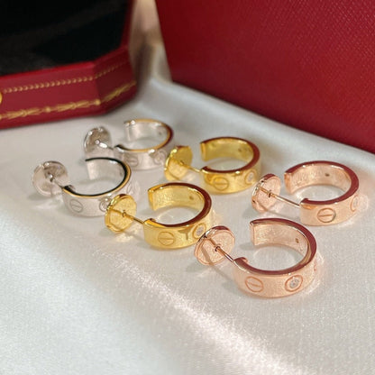 [Love Lucky]LOVE EARRINGS 5.7MM 2 DIAMONDS