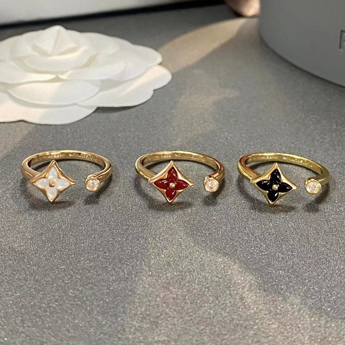 [Love Lucky]STAR 1 DIAMOND OPEN RING