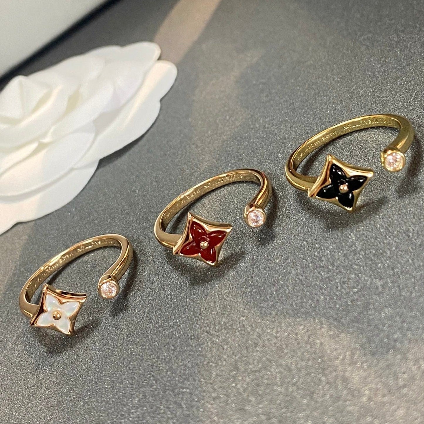 [Love Lucky]STAR 1 DIAMOND OPEN RING