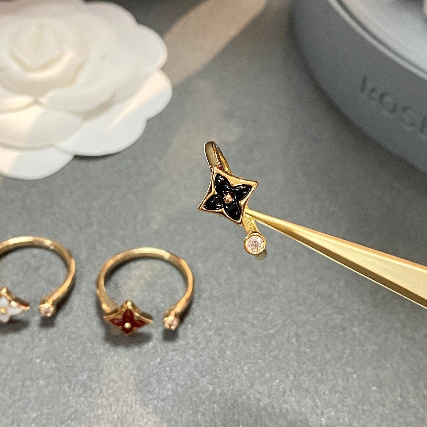 [Love Lucky]STAR 1 DIAMOND OPEN RING