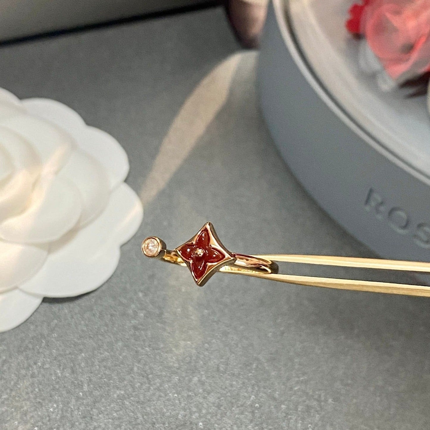 [Love Lucky]STAR 1 DIAMOND OPEN RING
